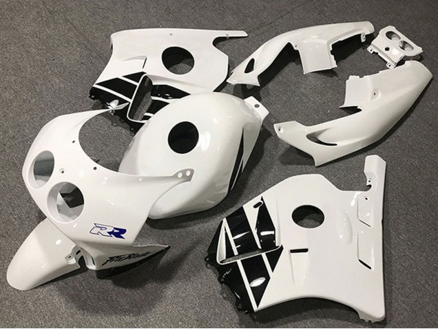 Rabatt Honda CBR250RR Motorrad Verkleidung 1990-1998 - Weiss Glanzendes Schwarz