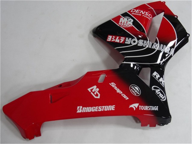 Rabatt Honda CBR600RR Motorrad Verkleidungen Kit 2005-2006 - Rot Schwarz