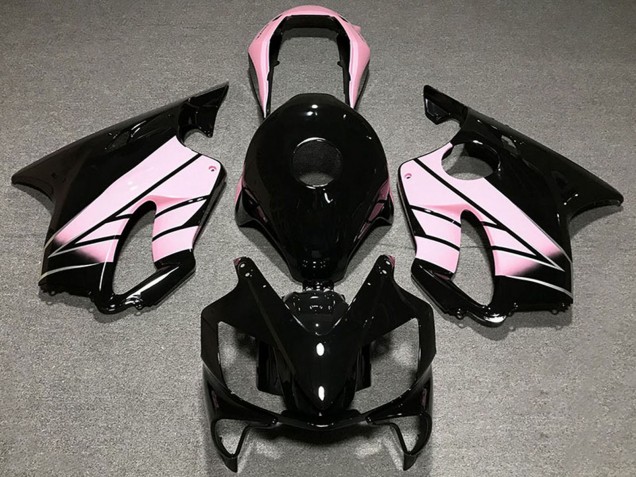 Rabatt Honda CBR600 F4i Motorrad Verkleidung 2004-2007 - Rosa Glanzendes Schwarz