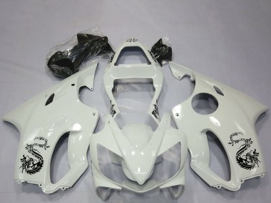 Rabatt Honda CBR600 F4i Motorrad Verkleidung 2001-2003 - Weiss Dragon