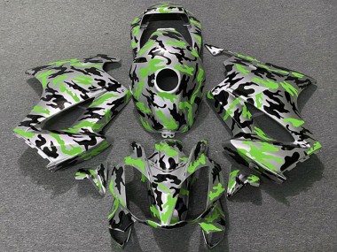 Rabatt Honda VFR 800 Motorrad Verkleidung 2002-2013 - Grun Camouflage