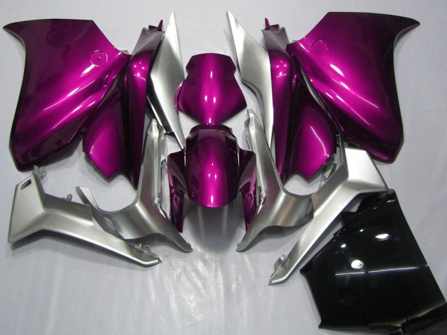Rabatt Honda VFR 1200 Motorrad Verkleidung 2010-2014 - Silber Rosa