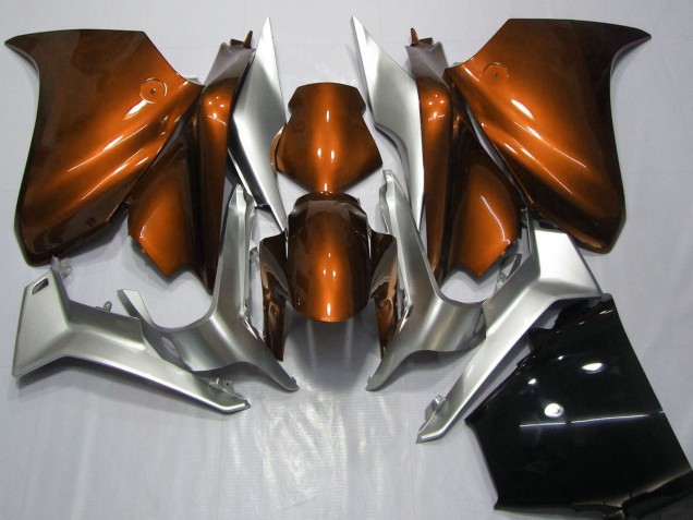 Rabatt Honda VFR 1200 Motorrad Verkleidung 2010-2014 - Silber Orange