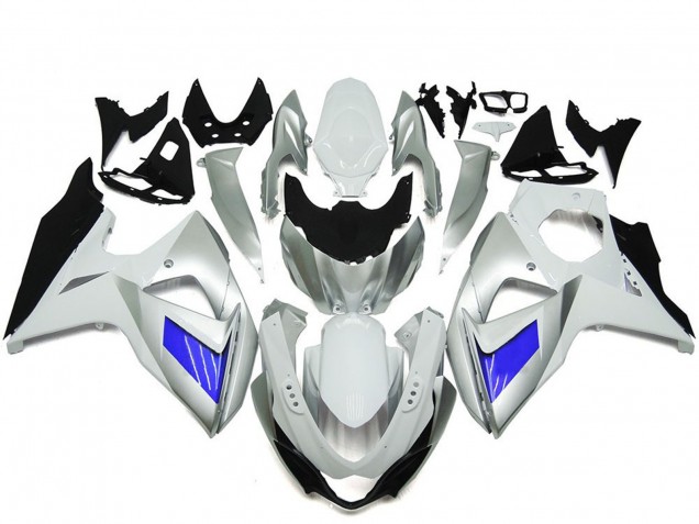 Rabatt Suzuki GSXR 1000 Motorrad Verkleidung 2009-2016 - Weiss Blau