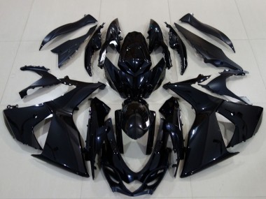 Rabatt Suzuki GSXR 1000 Motorrad Verkleidung 2009-2016 - Glanzendes Schwarz