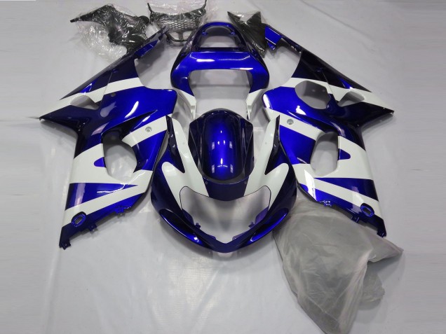 Rabatt Suzuki GSXR 1000 Motorrad Verkleidung 2000-2002 - Blau Weiss