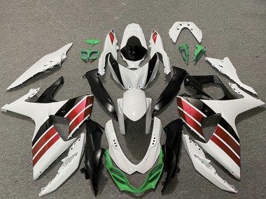 Rabatt Suzuki GSXR 1000 Motorrad Verkleidung 2009-2016 - Weiss Rot Grun Schwarz