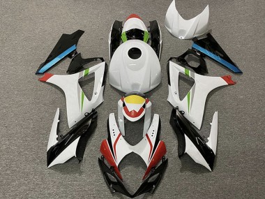 Rabatt Suzuki GSXR 1000 Motorrad Verkleidung 2007-2008 - Weiss Rot Gelb Blau Schwarz Rennen