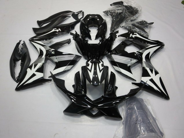 Rabatt Suzuki GSXR 1000 Motorrad Verkleidung 2009-2016 - Weiss Schwarz