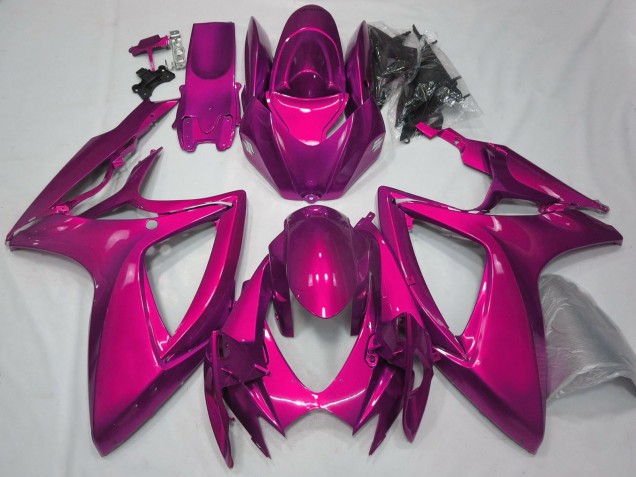 Rabatt Suzuki GSXR 600 / GSXR 750 Motorrad Verkleidung 2006-2007 - Rosa