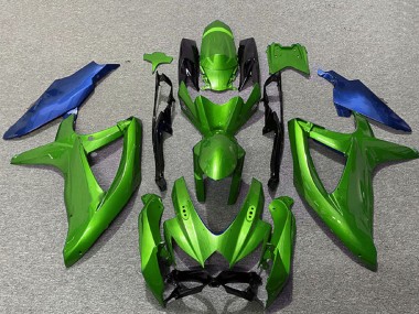 Rabatt Suzuki GSXR 600 / GSXR 750 Motorrad Verkleidung 2008-2010 - Grun Blau