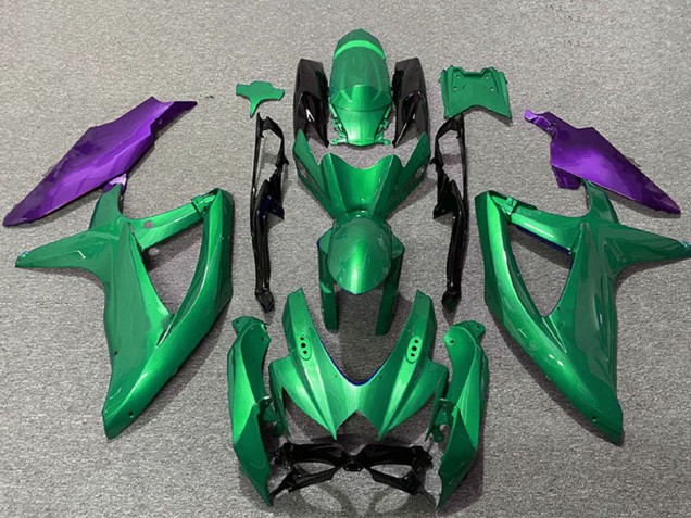 Rabatt Suzuki GSXR 600 / GSXR 750 Motorrad Verkleidung 2008-2010 - Grun Lila