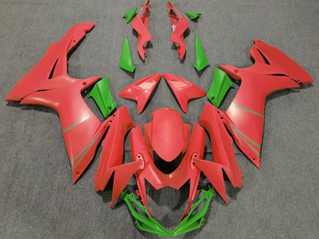 Rabatt Suzuki GSXR 600 / GSXR 750 Motorrad Verkleidung 2011-2024 - Grapefruit Rot Grun