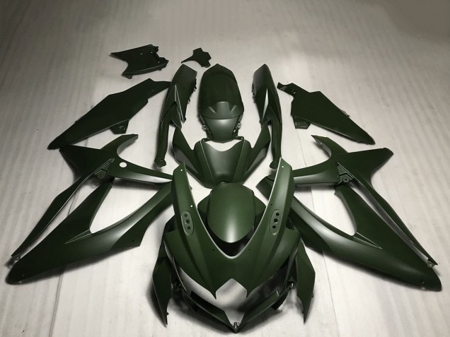 Rabatt Suzuki GSXR 600 / GSXR 750 Motorrad Verkleidung 2008-2010 - Matt Grun