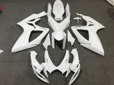 Rabatt Suzuki GSXR 600 / GSXR 750 Motorrad Verkleidung 2006-2007 - Weiss