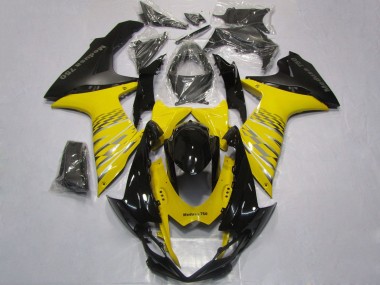 Rabatt Suzuki GSXR 600 / GSXR 750 Motorrad Verkleidung 2011-2024 - Gelb Grau Schwarz