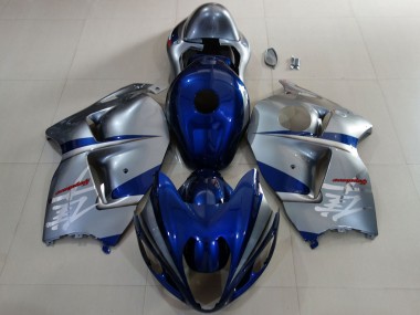 Rabatt Suzuki GSXR 1300 Motorrad Verkleidung 1996-2007 - Dunkel Blau Silber