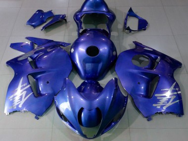 Rabatt Suzuki GSXR 1300 Motorrad Verkleidung 1996-2007 - Glanzendes Blau Silber Logo