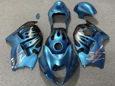 Rabatt Suzuki GSXR 1300 Motorrad Verkleidung 1996-2007 - Sky Blau und Schwarz