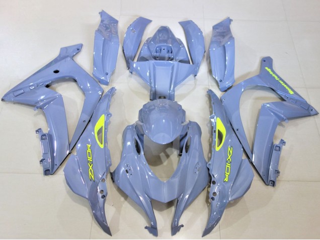 Rabatt Kawasaki ZX10R Motorrad Verkleidung 2016-2020 - Hellblau Gelb