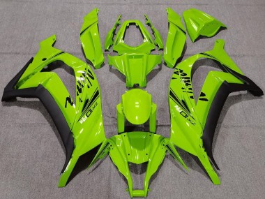 Rabatt Kawasaki ZX10R Motorrad Verkleidung 2011-2015 - Grun Matt Schwarz