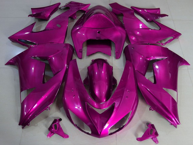 Rabatt Kawasaki ZX10R Motorrad Verkleidung 2006-2007 - Lila