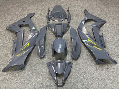 Rabatt Kawasaki ZX10R Motorrad Verkleidung 2011-2015 - Nardo Grau Gelb