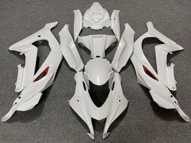 Rabatt Kawasaki ZX10R Motorrad Verkleidung 2016-2020 - Perl Weiss Rotmen