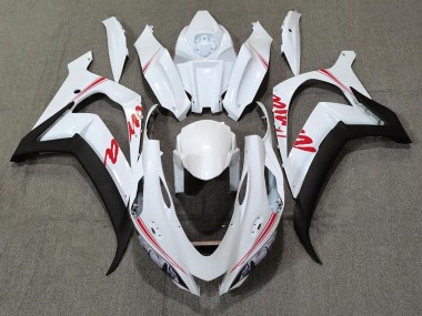 Rabatt Kawasaki ZX10R Motorrad Verkleidung 2016-2020 - Perl Weiss Schwarz Rot