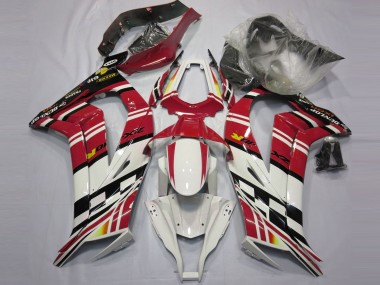 Rabatt Kawasaki ZX10R Motorrad Verkleidung 2011-2015 - Rot Schwarz Weiss Gelb