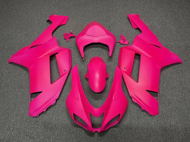 Rabatt Kawasaki ZX6R Motorrad Verkleidung 2007-2008 - Fuchsie