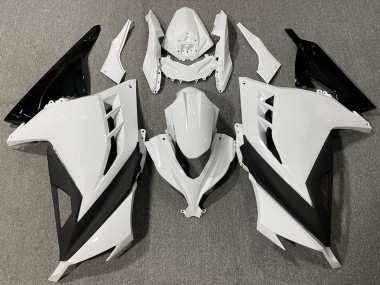 Rabatt Kawasaki Ninja 300 Motorrad Verkleidung 2013-2024 - Weiss Schwarz