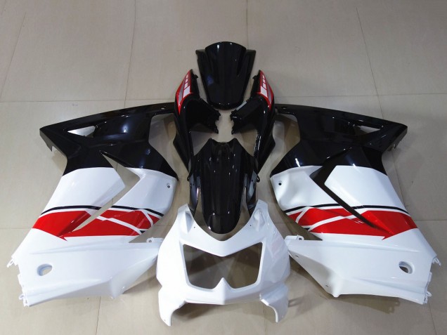 Rabatt Kawasaki Ninja 250 Motorrad Verkleidung 2008-2012 - Weiss Rot Glanzendes Schwarz
