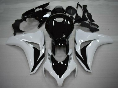 Rabatt Honda CBR1000RR Motorrad Verkleidung 2008-2011 - Weiss Glanzendes Schwarz
