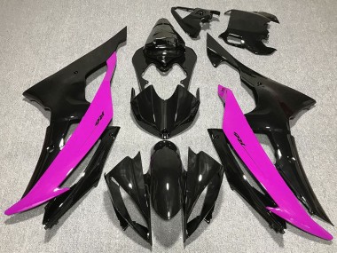 Rabatt Yamaha R6 Motorrad Verkleidung 2008-2016 - Rosa Glanzendes Schwarz