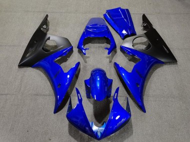 Rabatt Yamaha R6 Motorrad Verkleidung 2005 - Blau Matt Schwarz