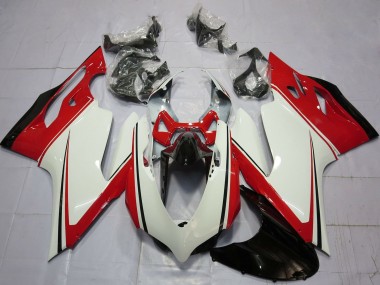 Rabatt Ducati 899 1199 Motorrad Verkleidung 2011-2014 - Weiss Rot Grun Glanzendes Schwarz
