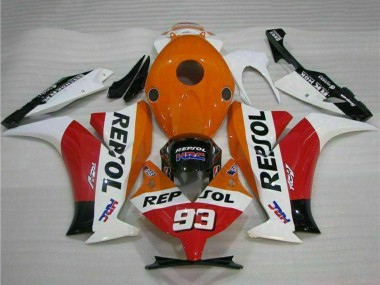Rabatt Honda CBR1000RR Motorrad Verkleidung 2012-2016 - Weiss Orange Rot Glanzendes Schwarz HRC Repsol 93