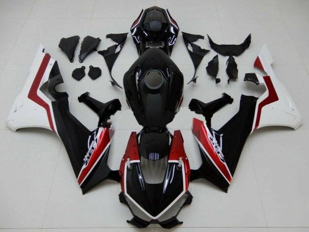 Rabatt Honda CBR1000RR Motorrad Verkleidung 2017-2023 - Weiss Rot Glanzendes Schwarz