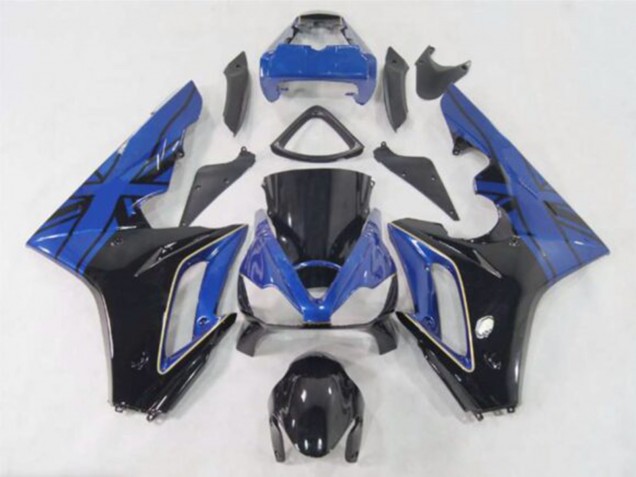 Rabatt Triumph Daytona 675 Motorrad Verkleidung 2006-2008 - Blau Glanzendes Schwarz