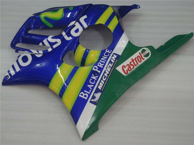 Rabatt Honda CBR600 F3 Motorrad Verkleidung 1995-1996 - Blau Grun Gelb MoviStar Rot Castrol