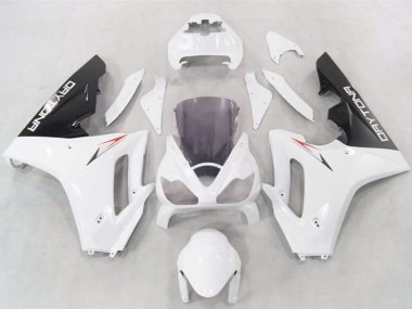 Rabatt Triumph Daytona 675 Motorrad Verkleidung 2006-2008 - Weiss Glanzendes Schwarz