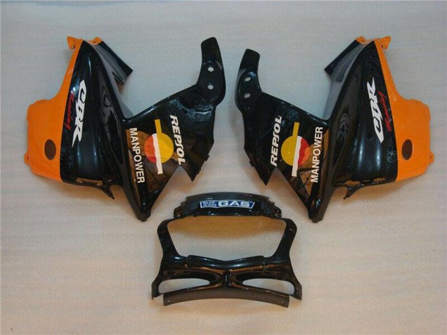 Rabatt Honda CBR600 F3 Motorrad Verkleidung 1995-1996 - Orange Weiss Rot Glanzendes Schwarz Repsol