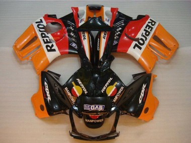 Rabatt Honda CBR600 F3 Motorrad Verkleidung 1995-1996 - Orange Weiss Rot Glanzendes Schwarz Repsol