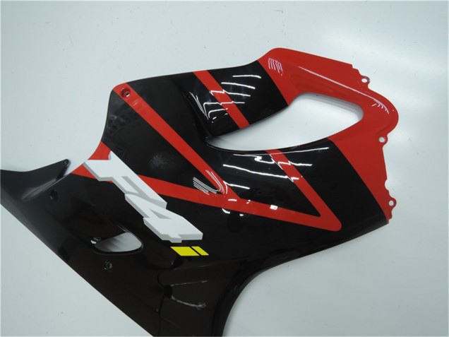 Rabatt Honda CBR600 F4i Motorrad Verkleidung 2001-2003 - Rot Glanzendes Schwarz