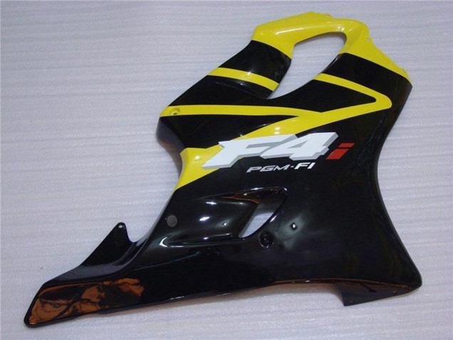 Rabatt Honda CBR600 F4i Motorrad Verkleidung 2001-2003 - Gelb Glanzendes Schwarz
