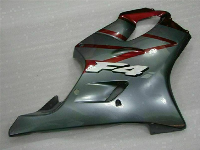 Rabatt Honda CBR600 F4i Motorrad Verkleidung Kit 2001-2003 - Silber Rot