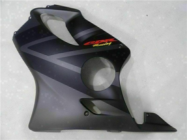 Rabatt Honda CBR600 F4i Motorrad Verkleidung 2001-2003 - Matt Schwarz Grau