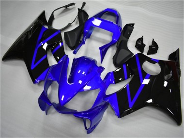 Rabatt Honda CBR600 F4i Motorrad Verkleidung 2001-2003 - Blau Glanzendes Schwarz