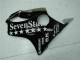 Rabatt Honda CBR600 F4i Motorrad Verkleidung 2001-2003 - Glanzendes Schwarz Silber SevenStars